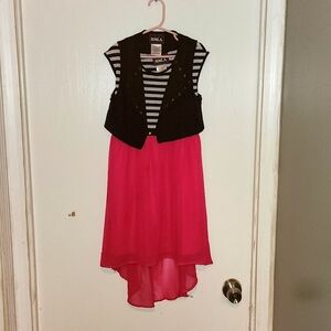 Girls Dress with removable jacket.